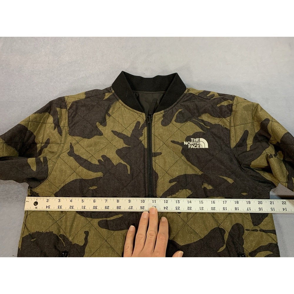 North Face Mens Lightweight Reversible Insulated Camo/Black Jacket Mens Size M - Picture 4 of 6